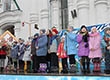 Рождественские гуляния у храма А.Невского