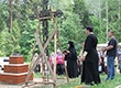 На Сопинском источнике установили поклонный крест